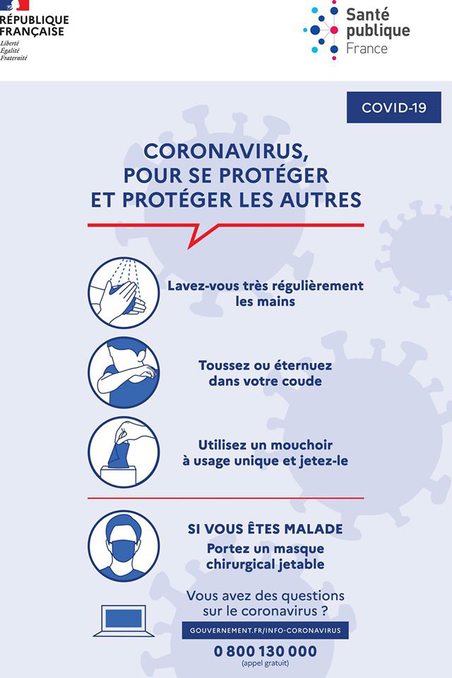 Coronavirus : nouvelles mesures contre l’épidémie