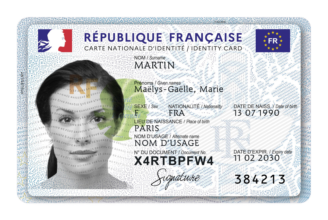 Nouvelle carte nationale d’identité