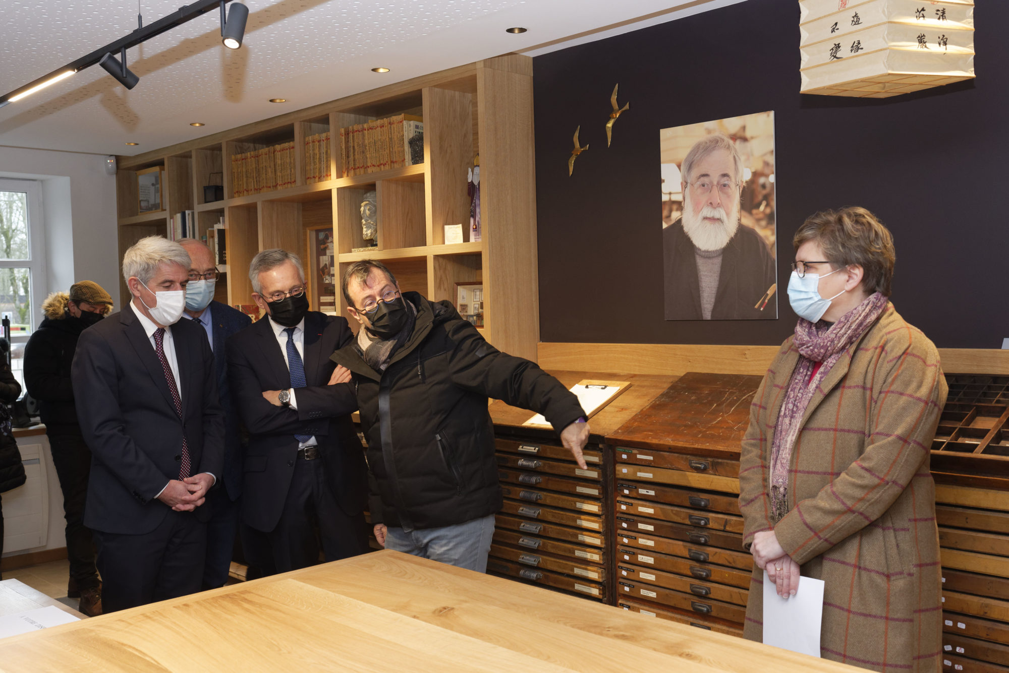 Inauguration de son atelier : Jean-Paul Marchal imprime sa marque