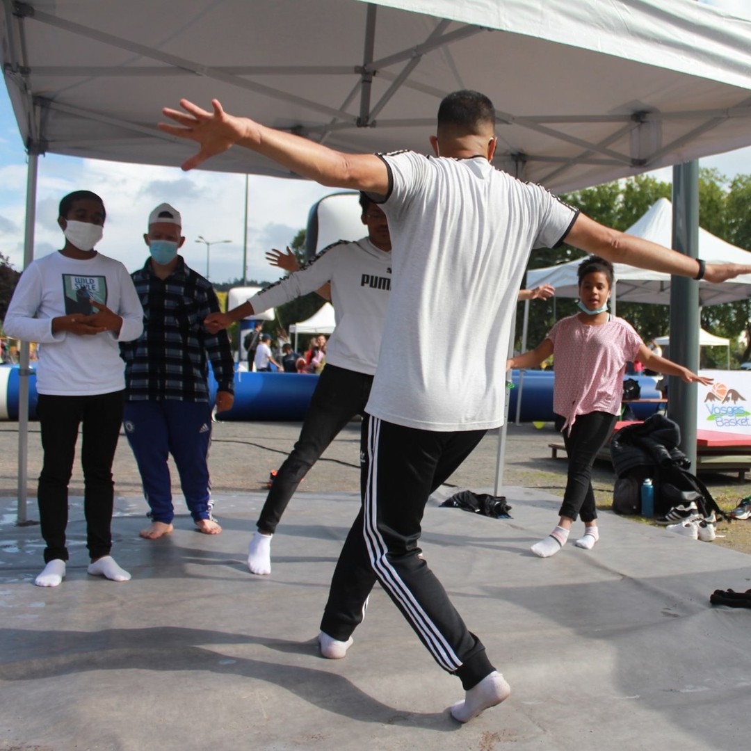 Concours de breakdance le 27 août lors de la cérémonie de clôture des quartiers d’été