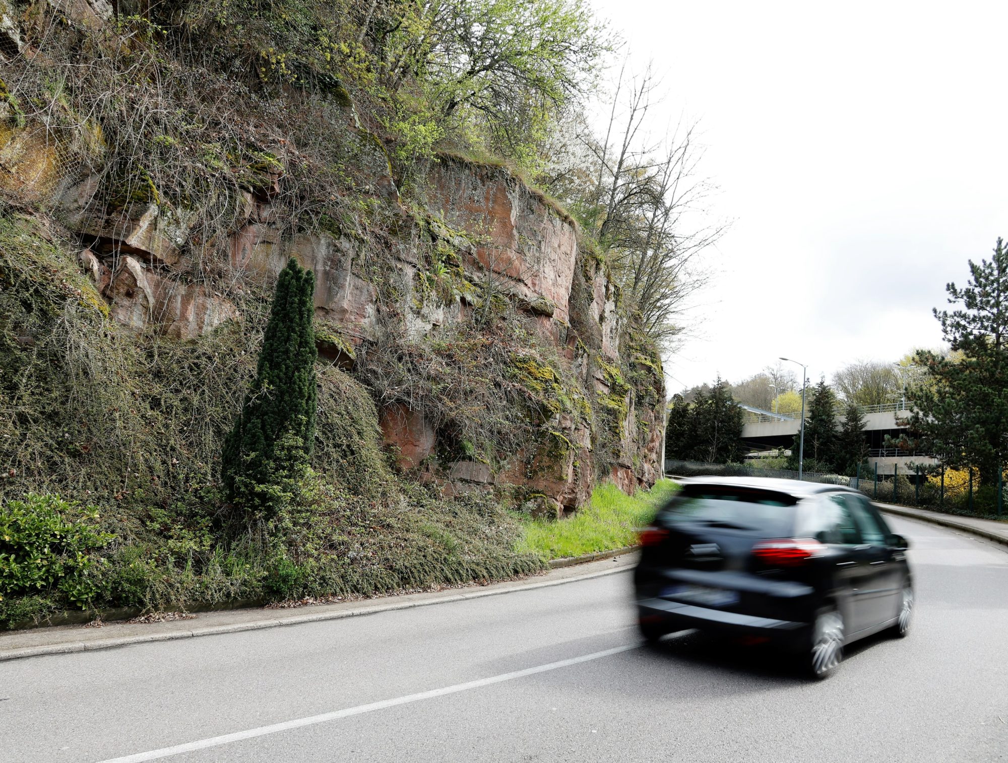 Travaux de sécurisation de la falaise de la voie Carpentier