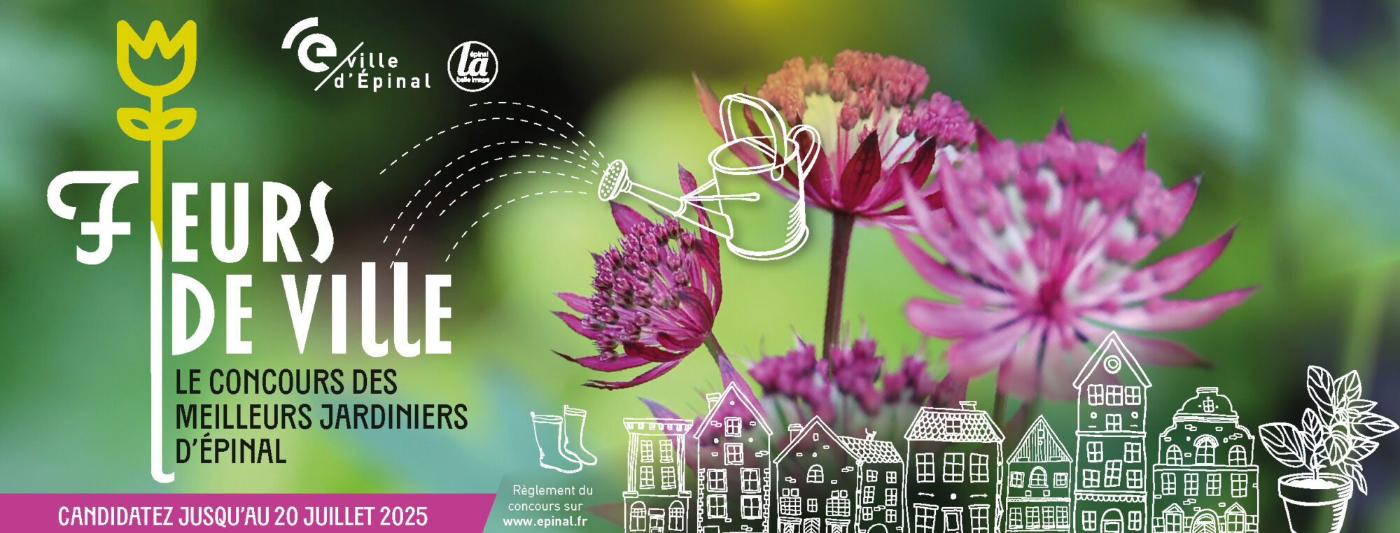 Participez à “Fleurs de Ville, le concours des meilleurs jardiniers d’Épinal”