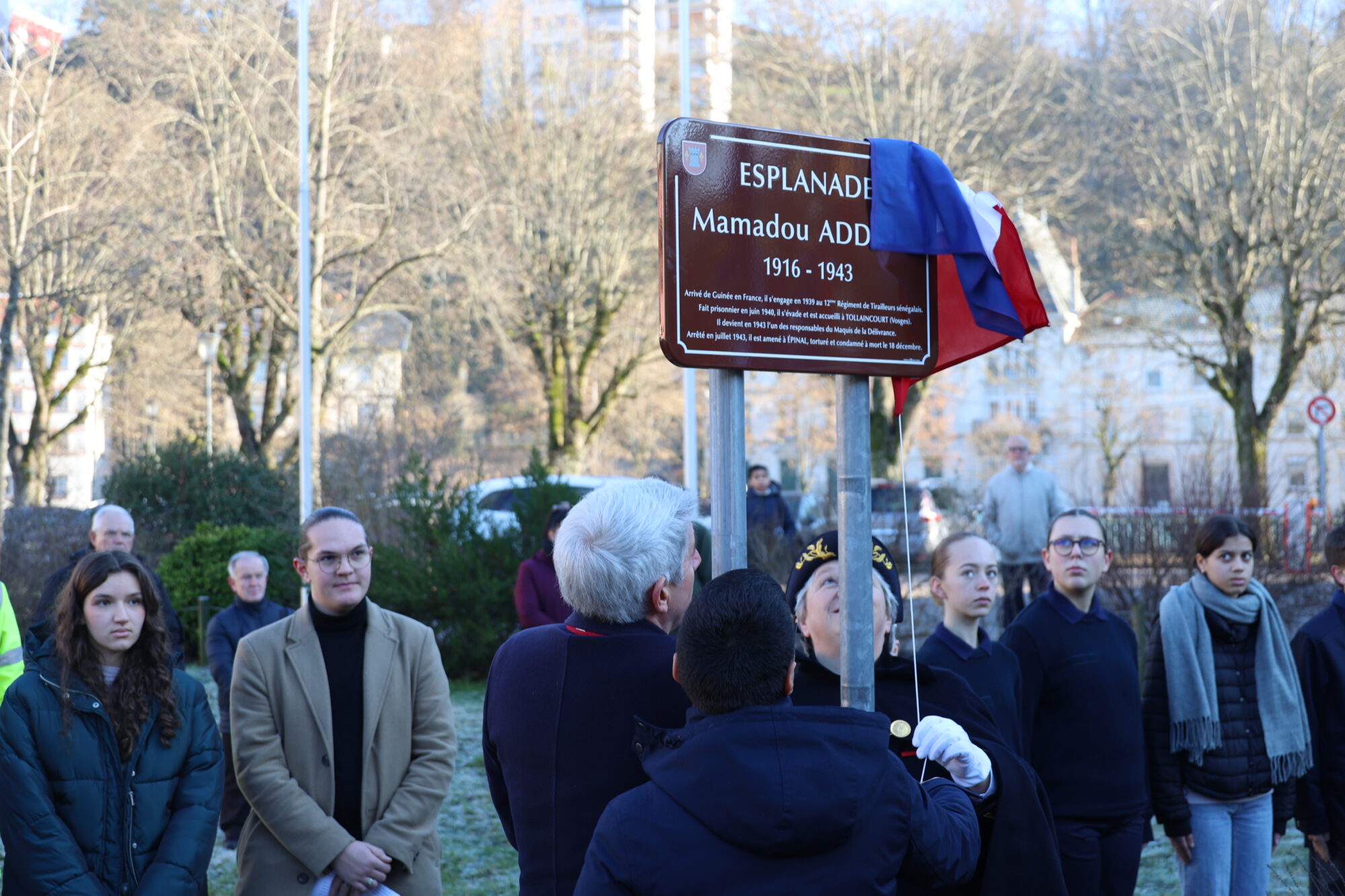 Hommage : Inauguration de la nouvelle esplanade Addi Bâ !