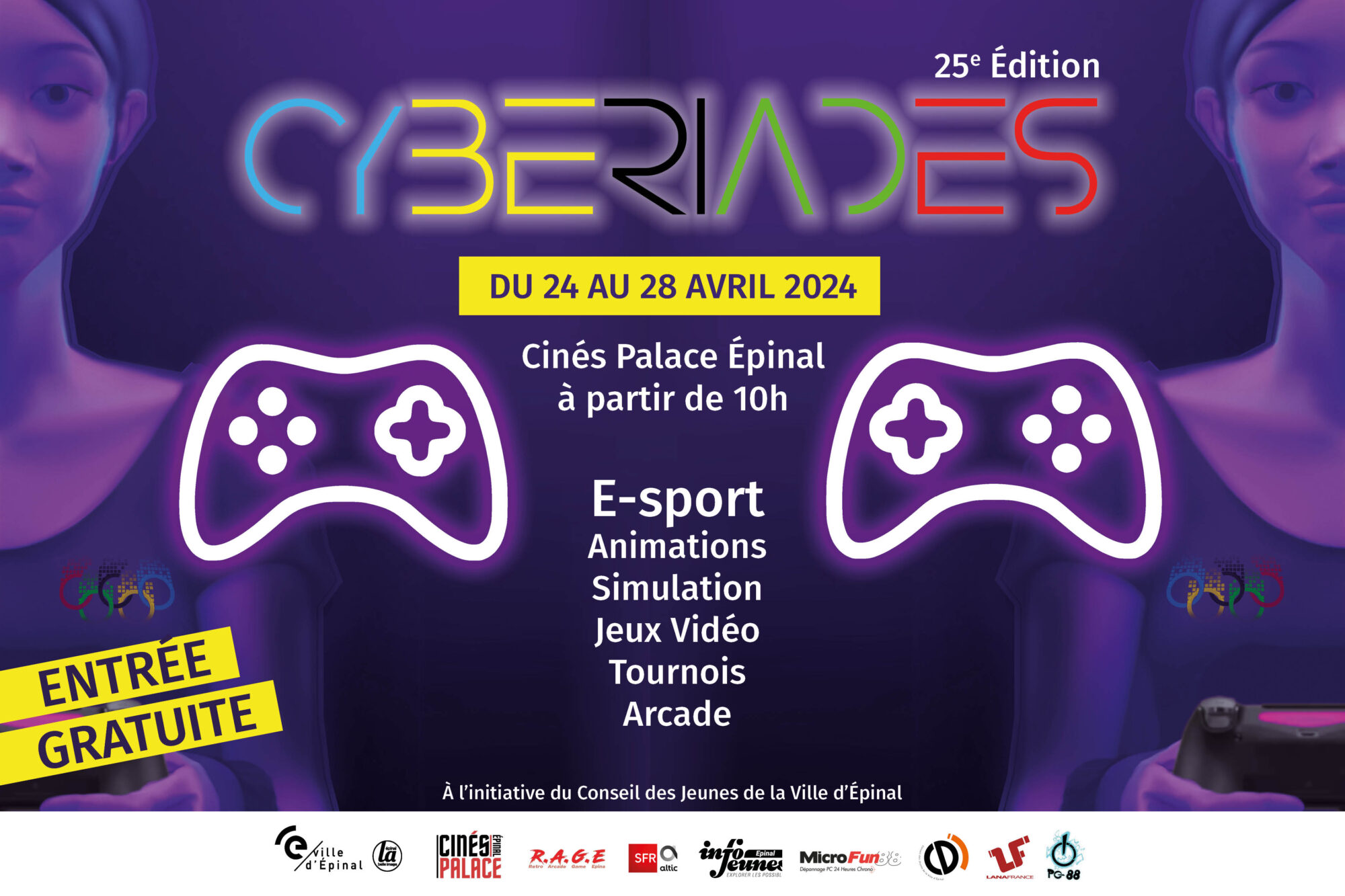 Les Cyberiades de retour aux Cinés Palace du 24 au 28 avril !