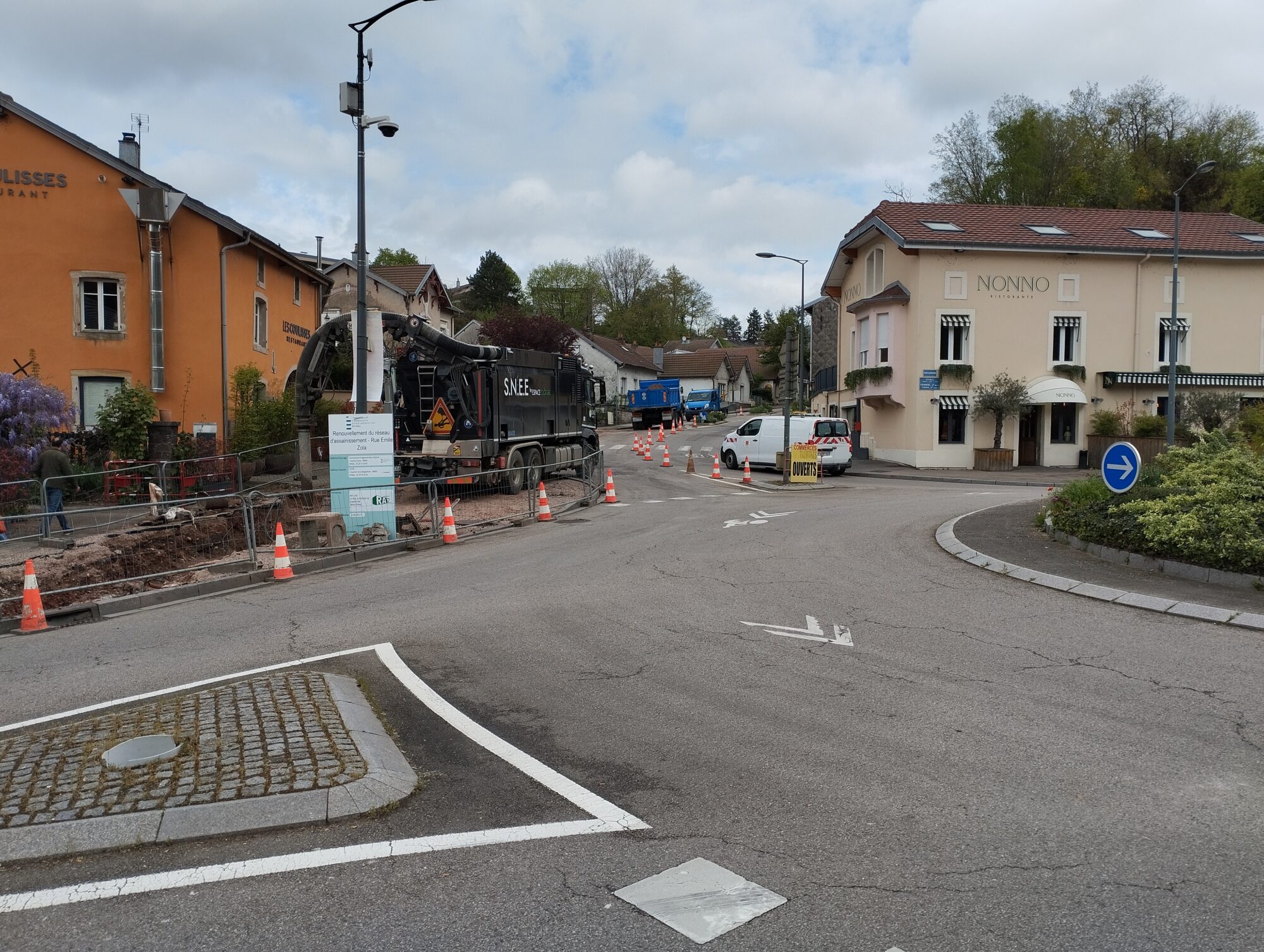 Travaux rue Emile Zola : circulation coupée dans le sens descendant du 15 au 26 avril !