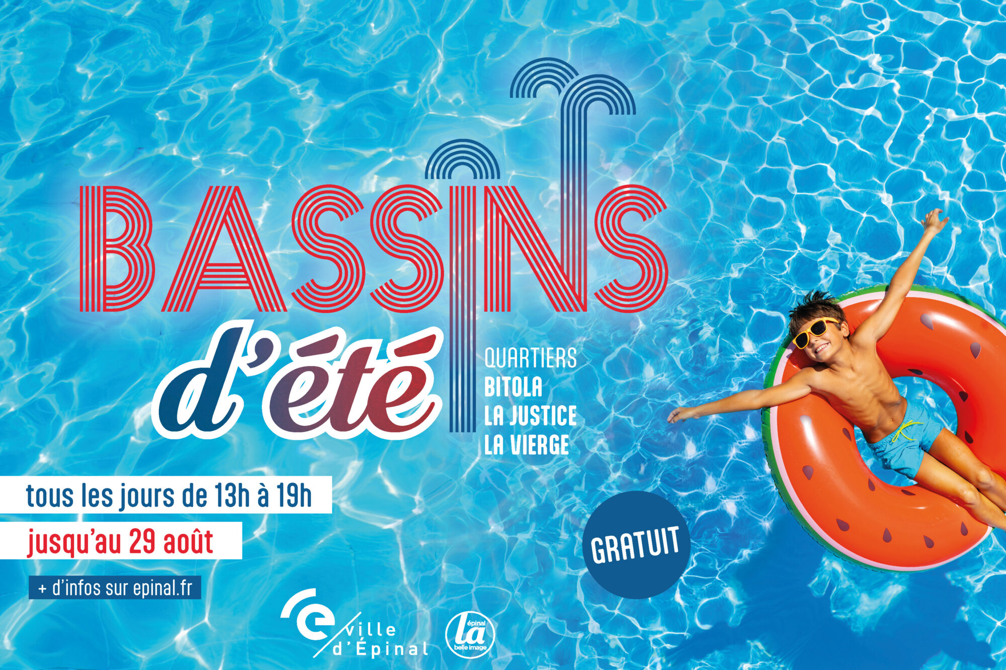 Ouverture des bassins d’été