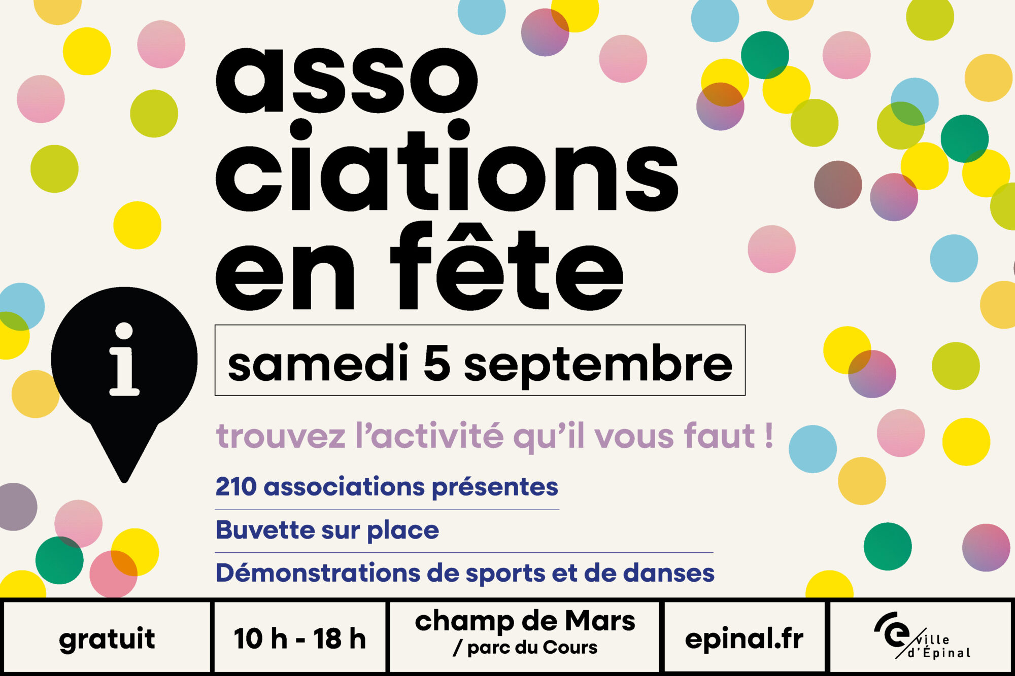 Les associations en fête samedi 5 septembre !
