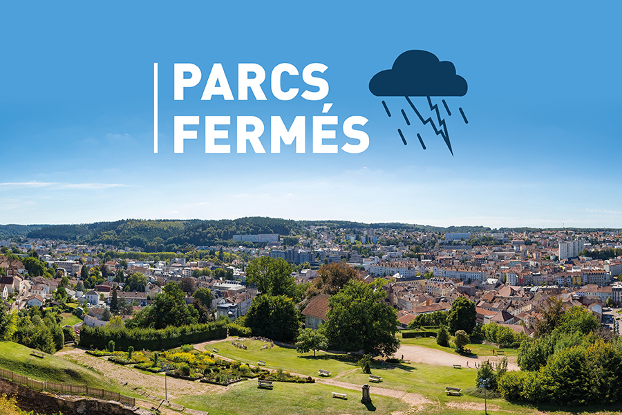 Les parcs et jardins de la ville fermés jusqu’à ce jeudi 20 août à la mi-journée.
