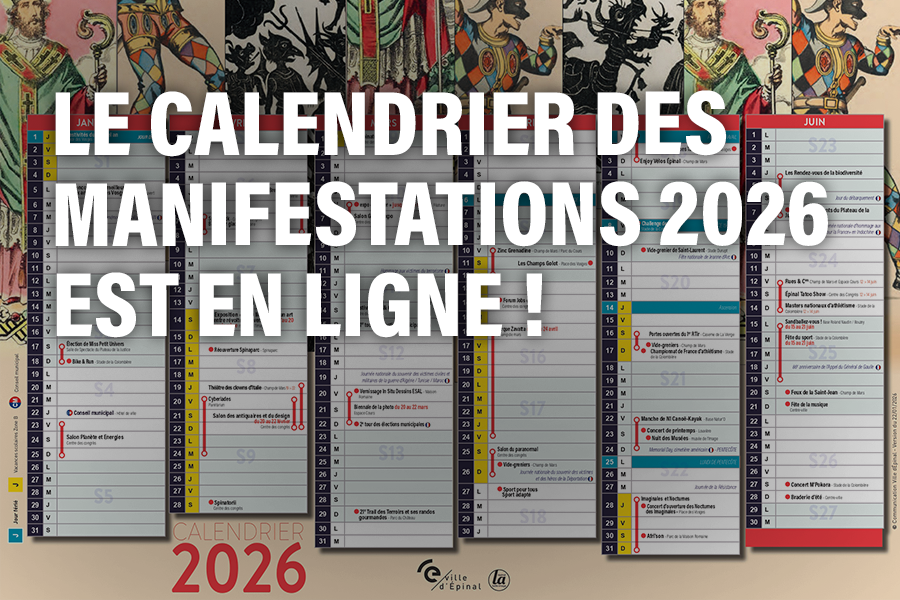 Le calendrier 2026 des manifestations est en ligne !