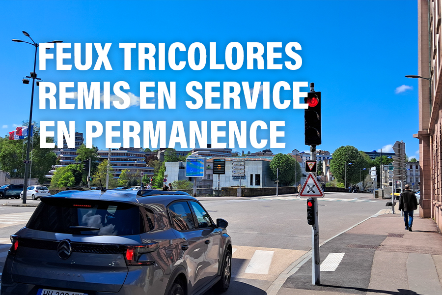 Les feux tricolores de la place Foch remis en service en permanence