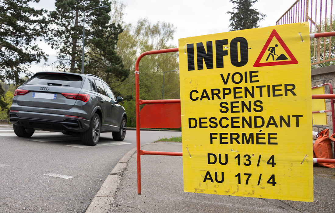Travaux : perturbation de la circulation sur la voie Carpentier