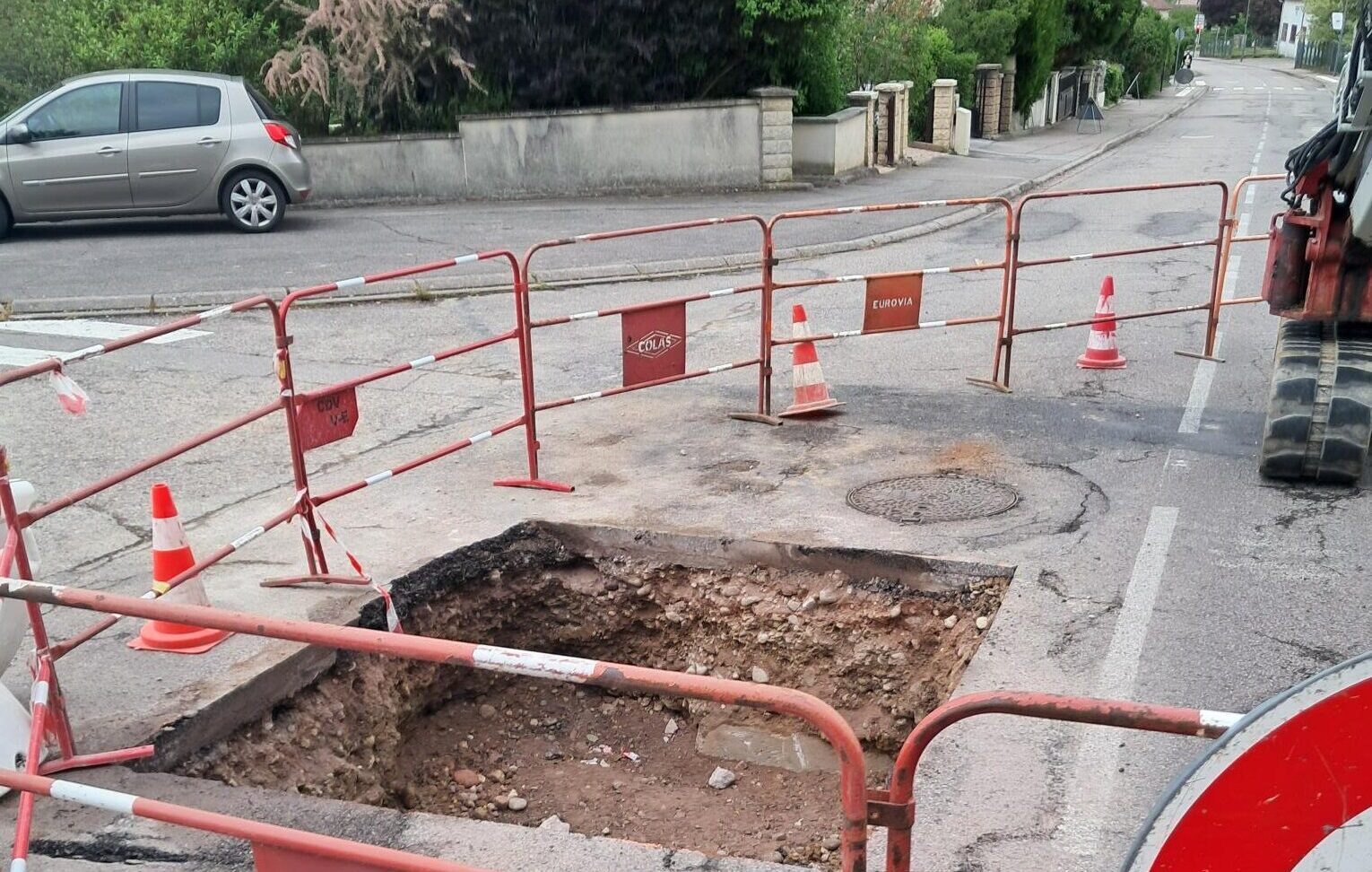 Déviation de la circulation entre les quartiers du Plateau de la Justice et du Saut-le-Cerf