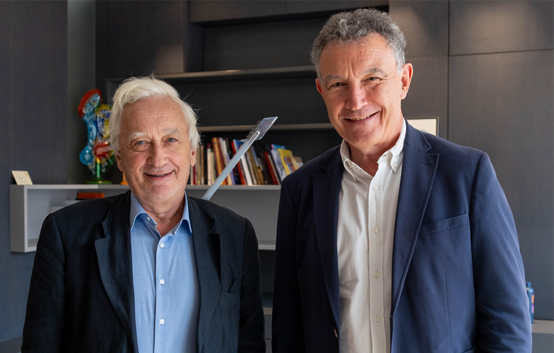 Visite du président de la Région Grand Est, Franck Leroy