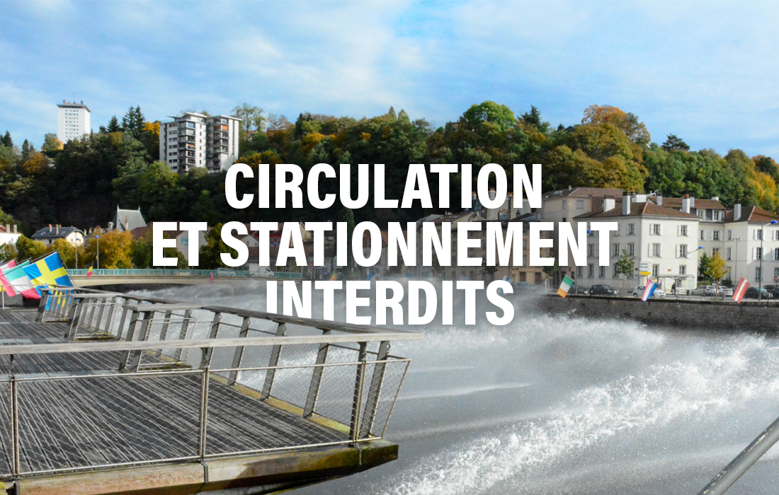 Dépose des jets d’eau des quais Contades et Sérot
